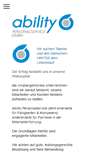 Mobile Screenshot of abilitypersonal.com